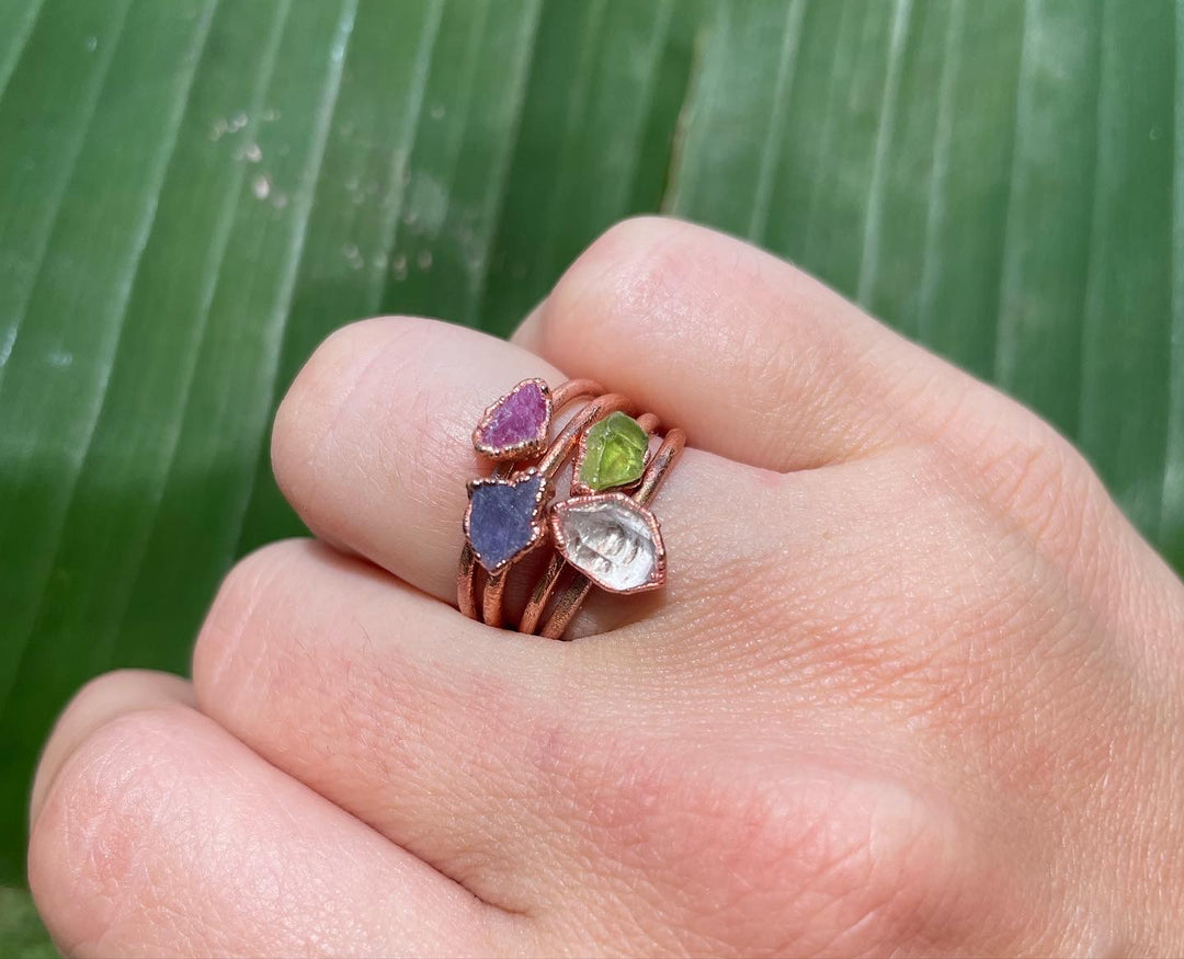 CUSTOM BIRTHSTONE STACKING RINGS – A Rolling Stone Jewels