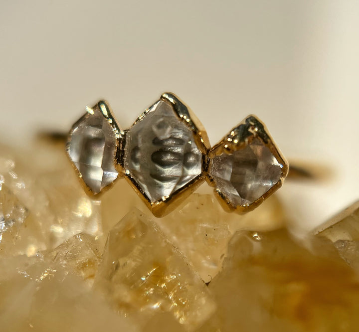Triple Herkimer Ring