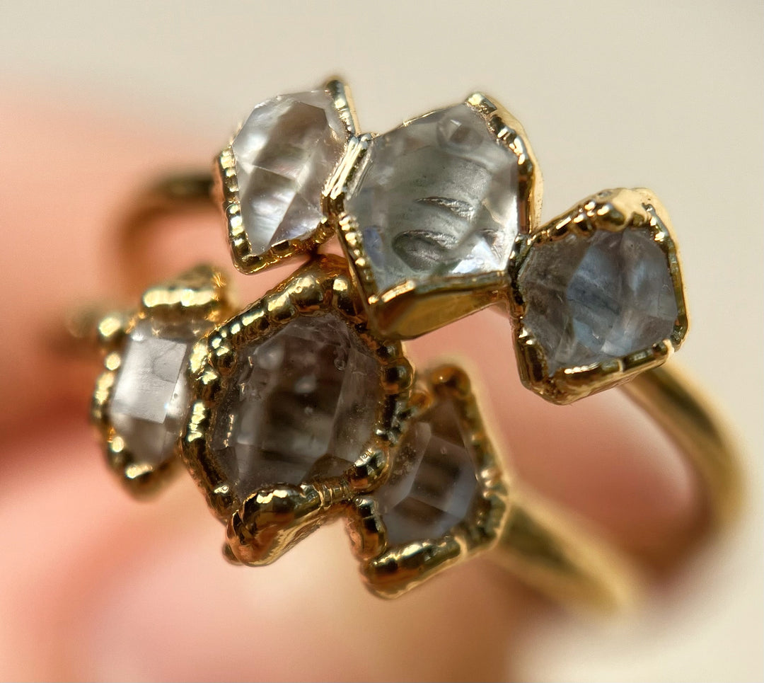 Triple Herkimer Ring