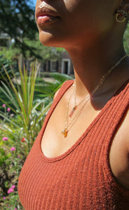Tourmaline Drop Necklace // October