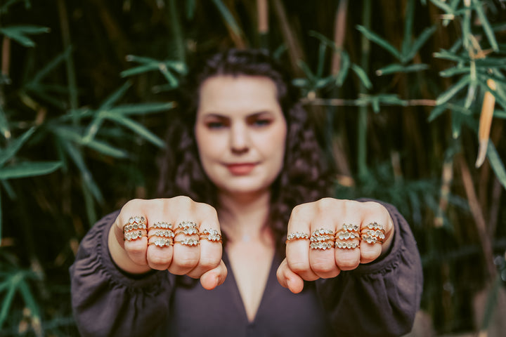Triple Herkimer Ring