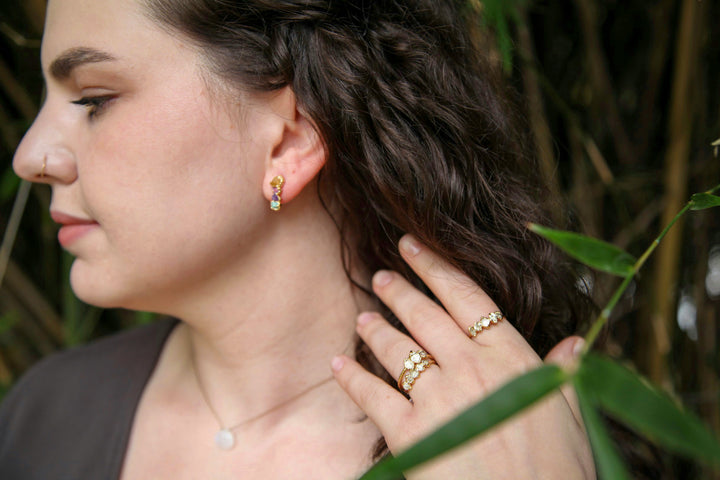 Triple Herkimer Ring