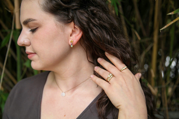 Triple Herkimer Ring