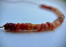 Load image into Gallery viewer, Fire Opal Cord Necklace