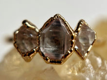 Load image into Gallery viewer, Triple Large Herkimer Ring