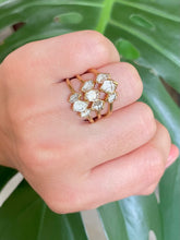 Load image into Gallery viewer, Triple Petite Herkimer Ring