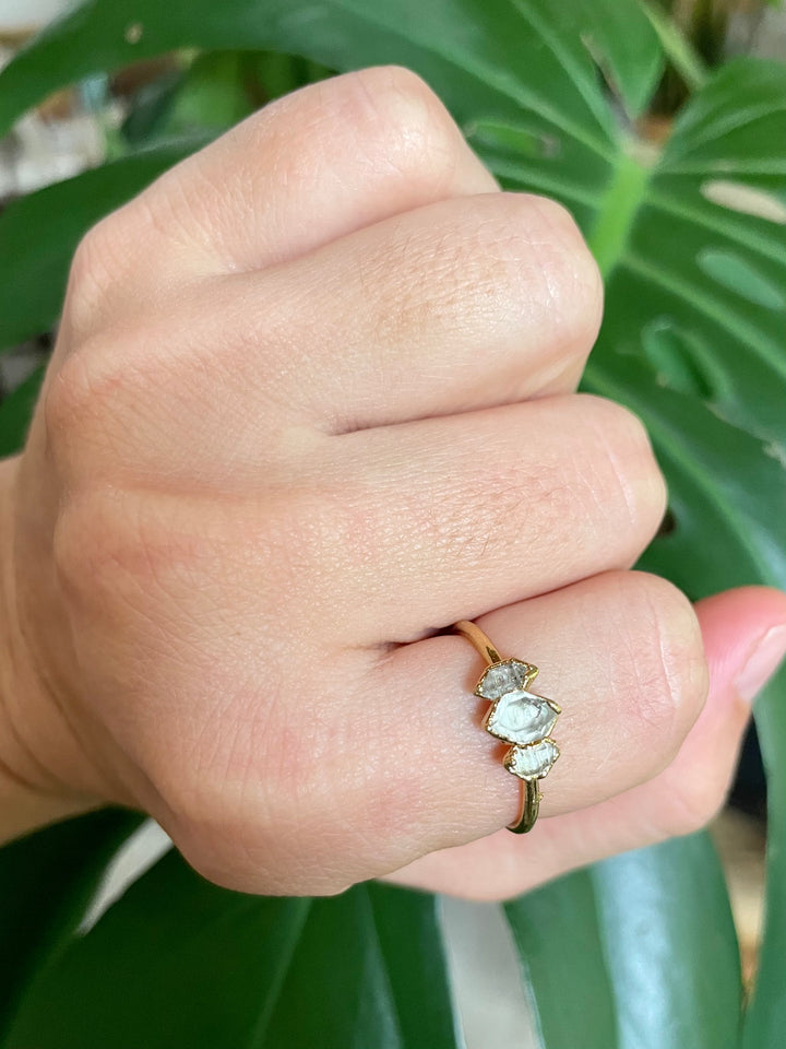 Triple Herkimer Ring