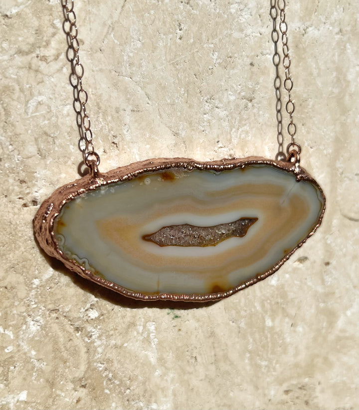 Agate Slice Pendant