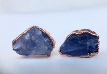 Load image into Gallery viewer, Tanzanite Studs // Copper