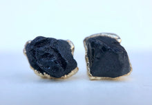 Load image into Gallery viewer, Black Spinel Studs