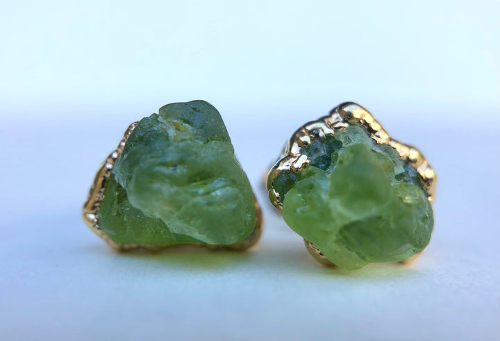 Peridot Studs