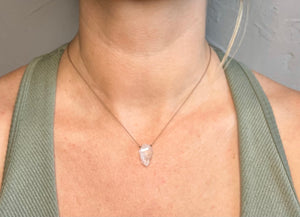 Herkimer Diamond Cord Necklace