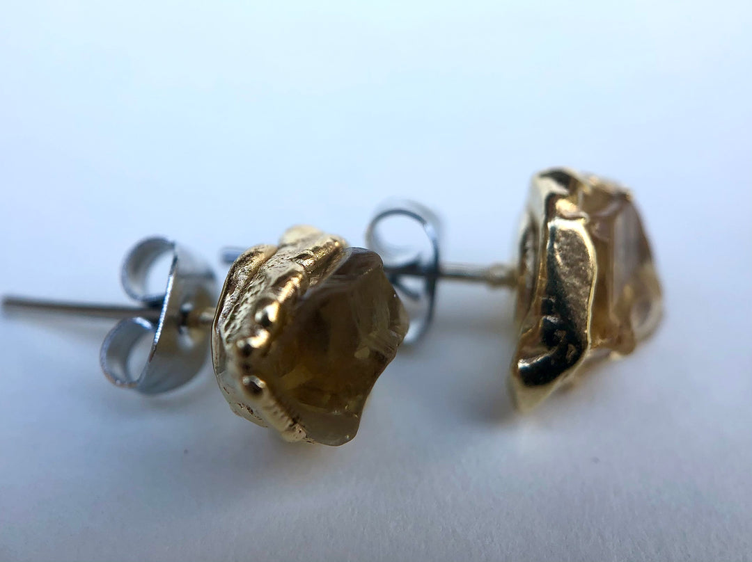 Citrine Studs