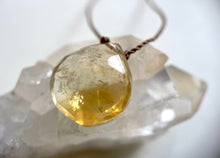 Load image into Gallery viewer, Citrine Cord Necklace