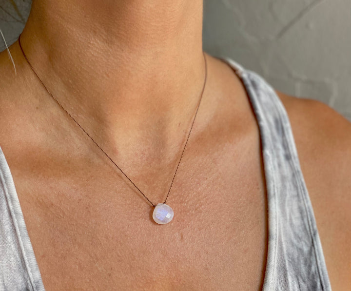 Moonstone Cord Necklace