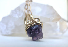 Load image into Gallery viewer, Amethyst Drop Necklace // February