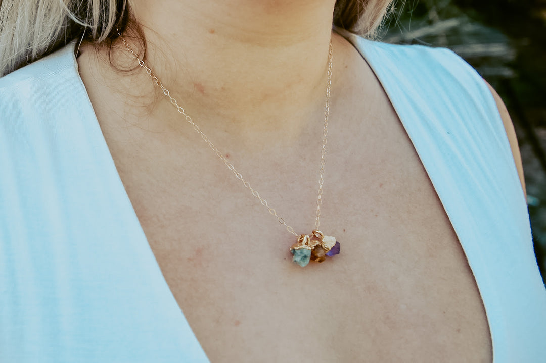 Birthstone Charm Necklace