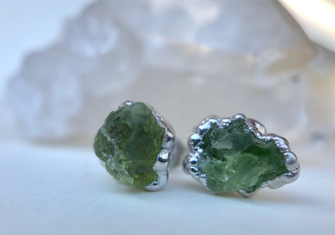 Peridot Studs