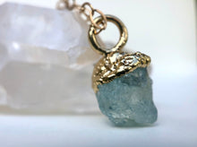 Load image into Gallery viewer, Aquamarine Drop Necklace // March