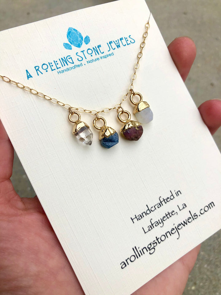 Birthstone Droplet Necklace