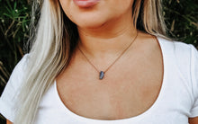 Load image into Gallery viewer, Tanzanite Cord Necklace