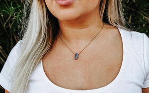 Tanzanite Cord Necklace
