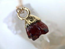 Load image into Gallery viewer, Garnet Drop Necklace // January