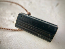 Load image into Gallery viewer, Black Tourmaline Cord Necklace