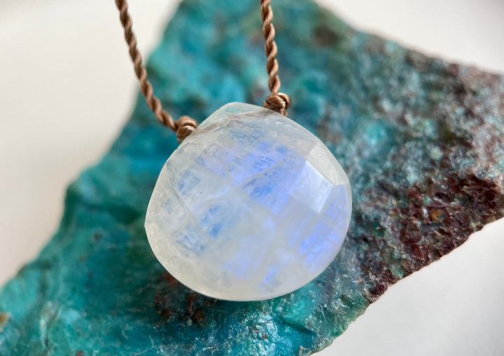 Moonstone Cord Necklace