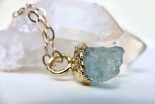 Load image into Gallery viewer, Aquamarine Drop Necklace // March
